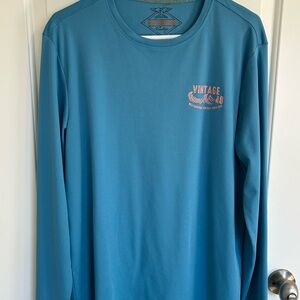 Weatherproof Teal Long Sleeve Shirt